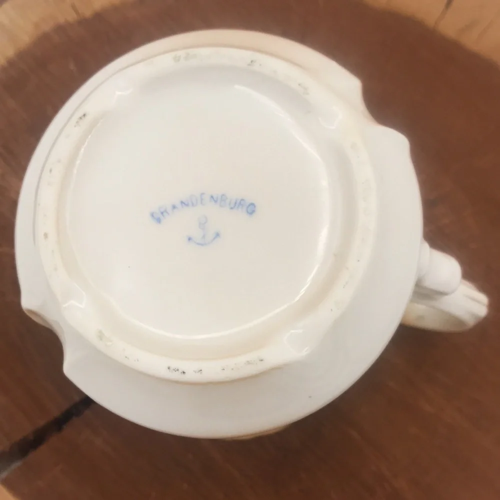 Brandenburg Rose Victorian Mustache‎ Shaving Mug